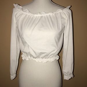 Off the shoulder blouse